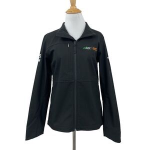 The North Face Jacket Women M Medium Black Soft Shell OPS Team Atec EOS Full Zip